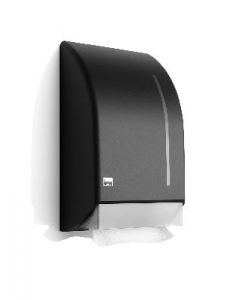 Satino Black handdoekdispenser zwart 331930