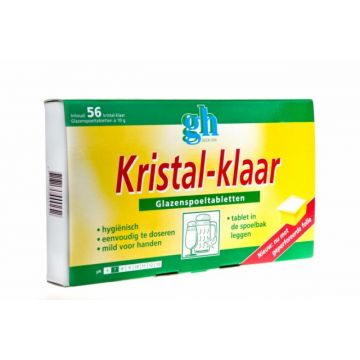 Kristal klaar spoeltablet 56st