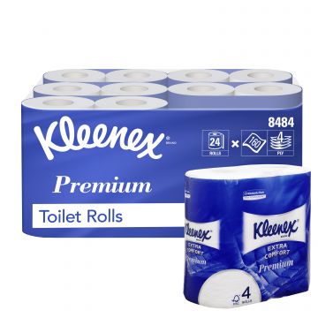 Kleenex Toilettissue Rollen 6x4 160 vel klein