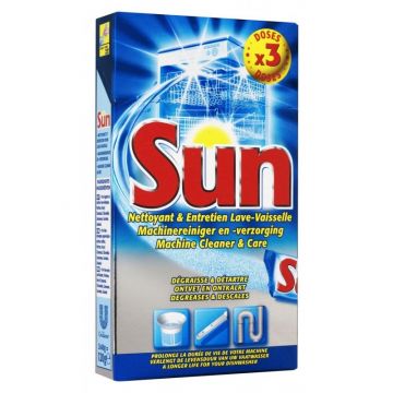 Sun vaatwasmachinereiniger 3 x 40 gr.