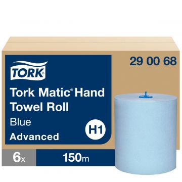 Tork Adv. Handdoekrol blauw 6x150m (28)