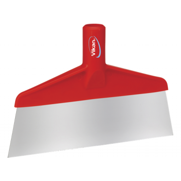 Vikan vloerschraper RVS rood 26 cm