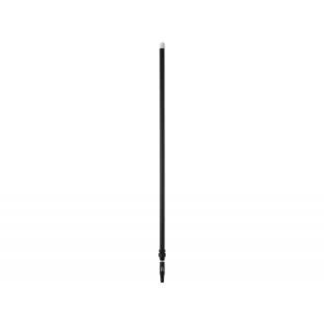 VIKAN telesc.steel aluminium zwart 157-278 cm