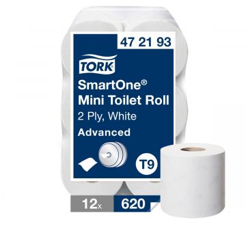 Tork SmartOne mini toiletrol 12x620v.(48