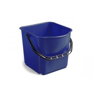 Filmop emmer 15 liter blauw met handvat