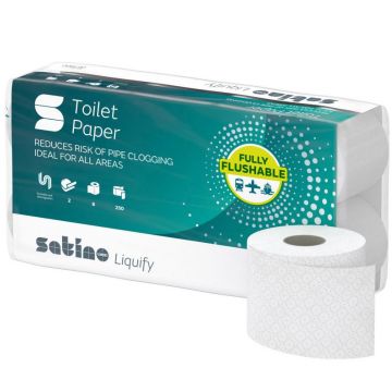 Wepa Liquify toiletpapier 250vel 8x8 rol