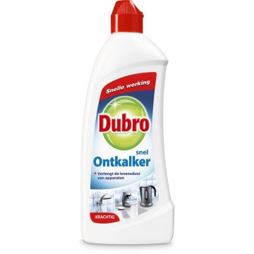 Dubro snelontkalker 6x500 ml. Koffie en theeaanslag verwijderaar