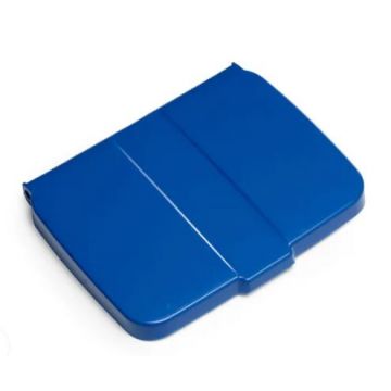 Filmop Plastic deksel blauw t.a.v. afvalzakhouder