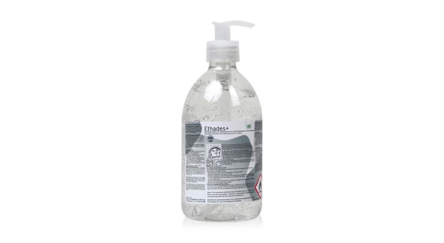 Ethades+ Handdesinfectie 12x500ml Fles met pompje 14694 N