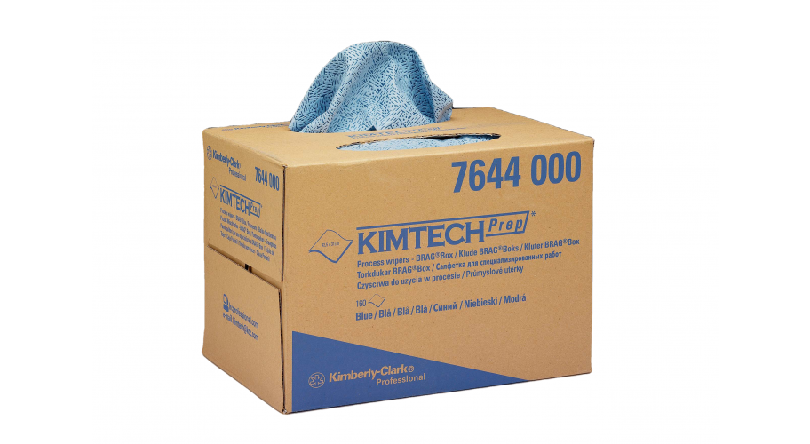 Kimtech prep poetsdoek 160 vel blauw, 30,7 x 42,6 cm