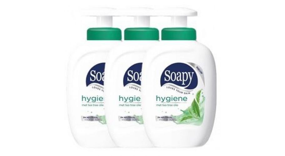 Soapy vloeibare zeep hygiene 12x300ml Handzeeppomp