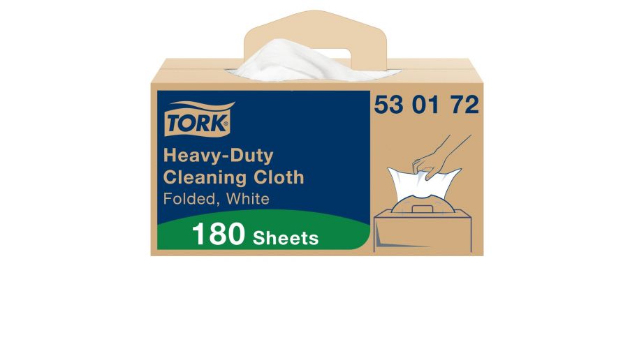 Tork poetsdoek heavy duty W7 wit1 80st