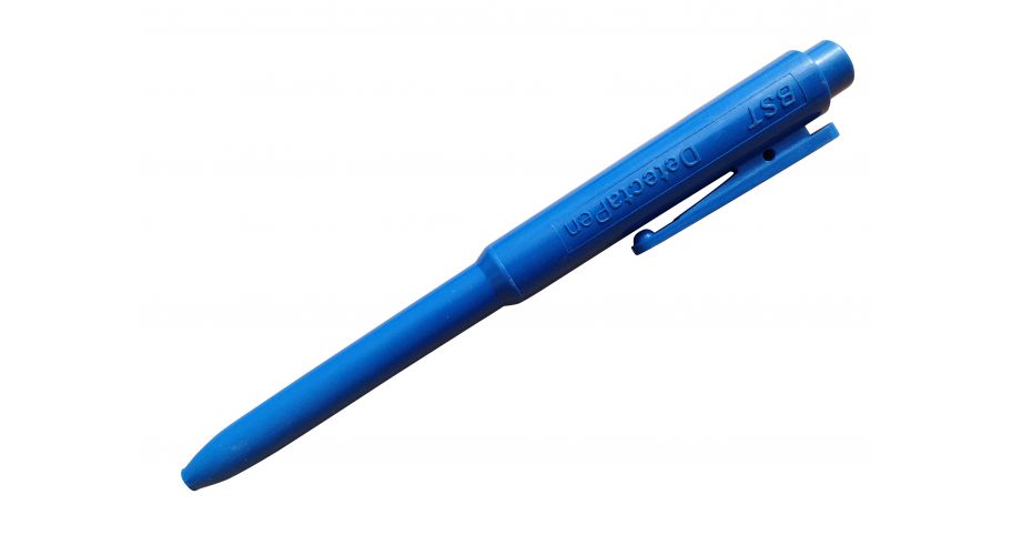 BST J800 detecteerbare drukpen blauw/rood per stuk