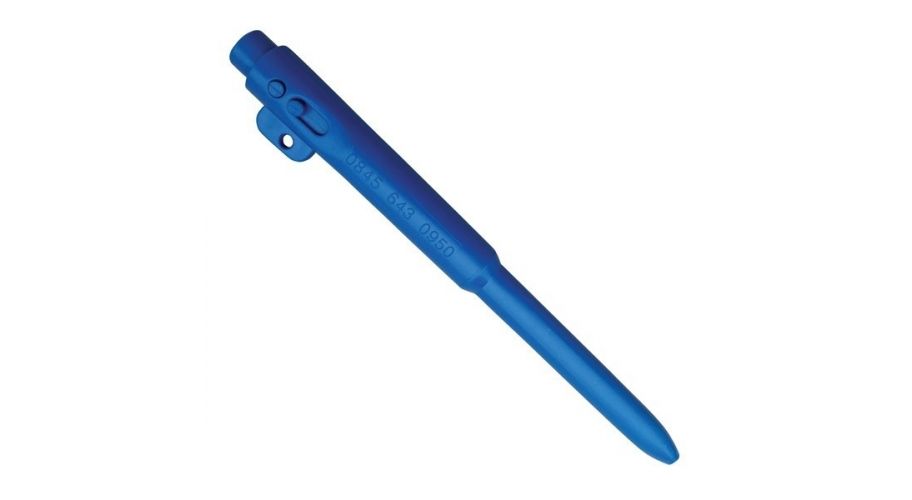 BST J800 detecteerbare drukpen blauw zonder clip per stuk