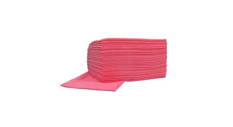 Nonwoven Sopdoek 110 gram rood 250 stuk 38 x 40 cm